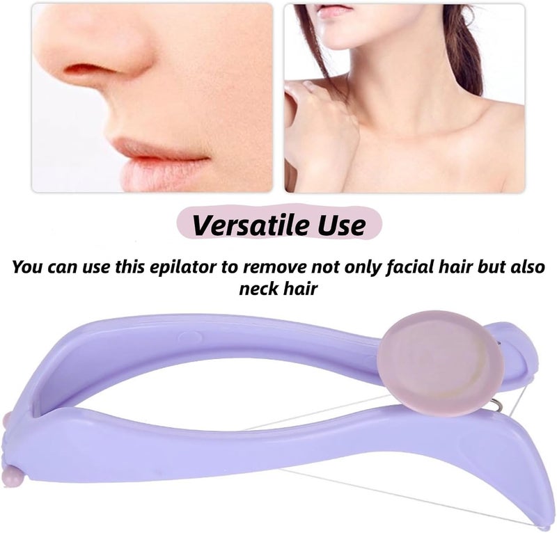 Bukela Face Hair Remover, Manual Portable Epilator, Beauty Tools for Women Face Neck Hair Removing - Image 4